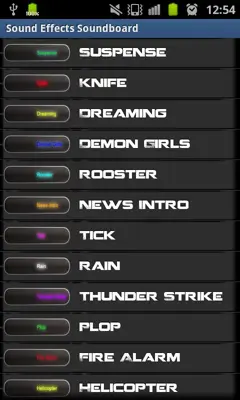 Sound Effects Soundboard android App screenshot 1